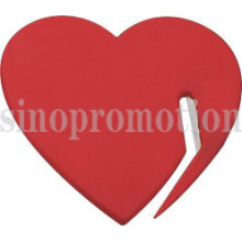 Heart-Shaped Promotional Plastic Letter Opener